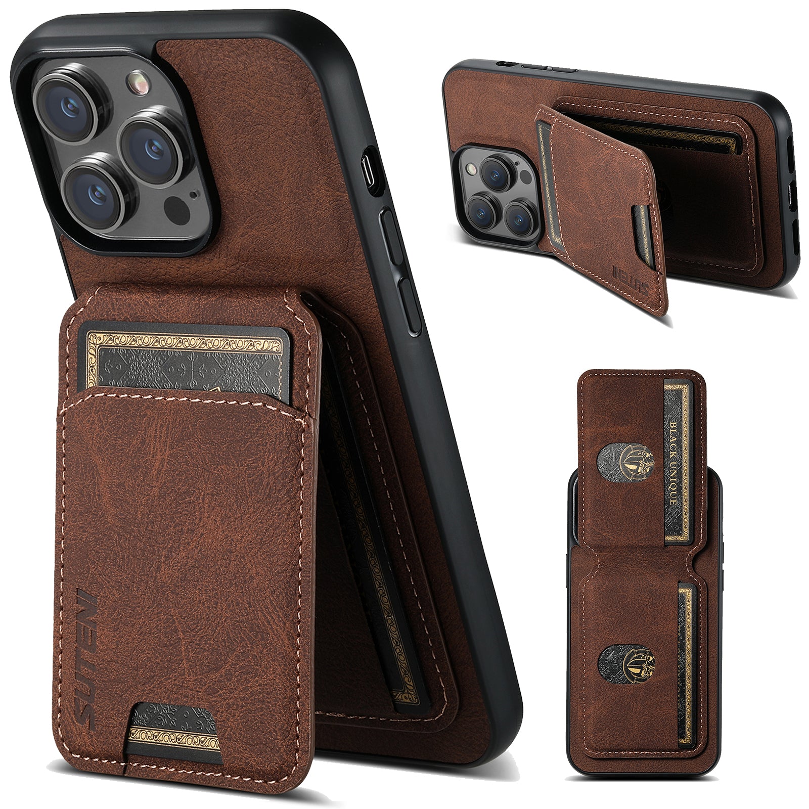 SUTENI H02 For iPhone 12 Pro Max 6.7 inch Case Vertical Flip PU Leather+TPU Anti-dust Protective Cover - Blue SUTENI H02 For iPhone 12 Pro Max 6.7 inch Case Vertical Flip PU Leather+TPU Anti-dust Protective Cover - Blue